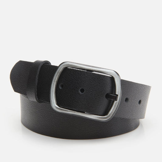 Genuine Leather Black Men's Belt