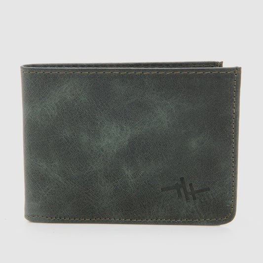 Genuine Leather Khaki Men's Wallet