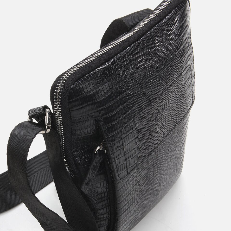 Genuine Leather Black Men's Bag