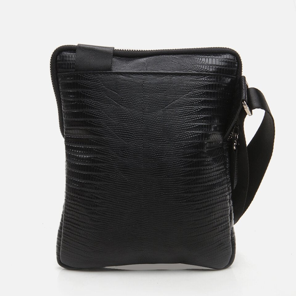 Genuine Leather Black Men's Bag