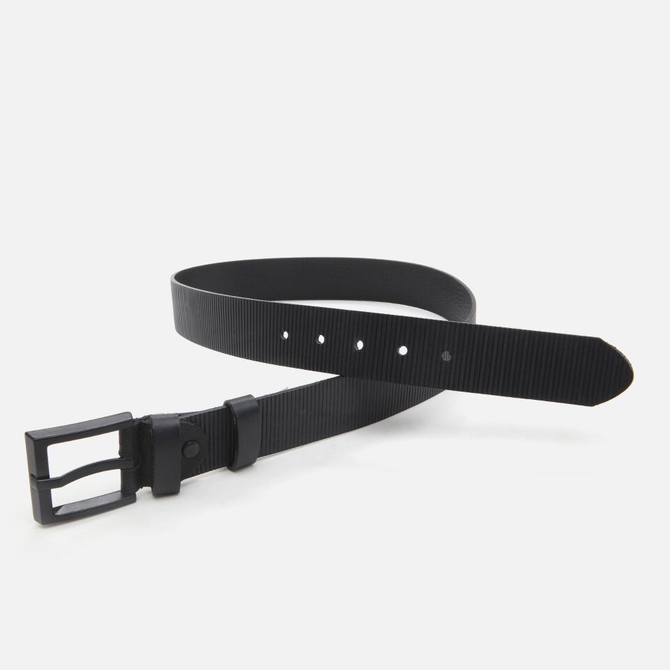 Genuine Leather Black Men's Belt