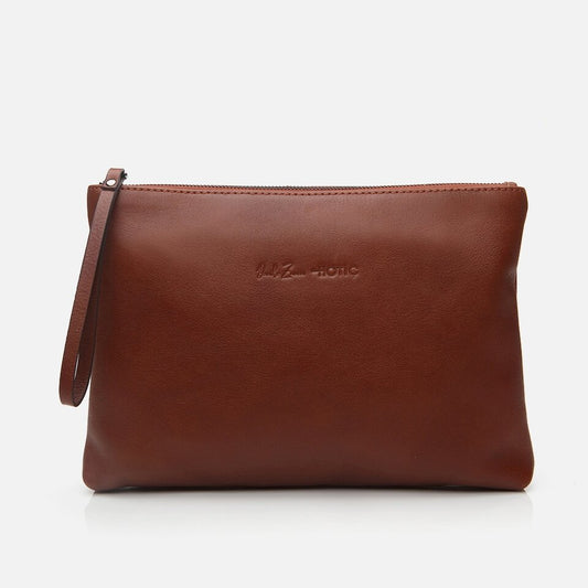 Genuine Leather Walnut Men's Bag x Danilo Zanna