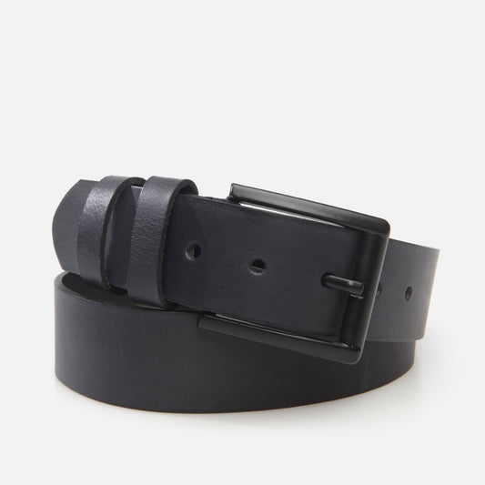 Genuine Leather Black Men's Belt