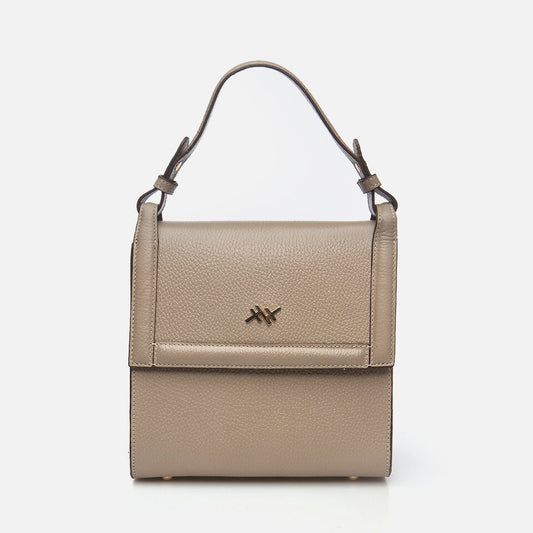Genuine Leather Women's Brown Handbag
