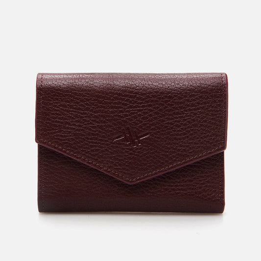 Genuine Leather Burgundy Women's Wallet