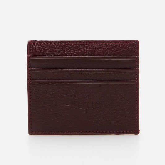 Genuine Leather Burgundy Men's Wallet