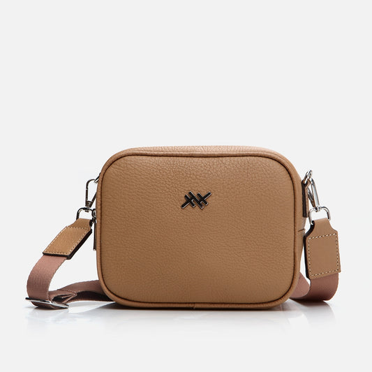 Genuine Leather Sand Beige Women's Mini (Crossbody) Bag