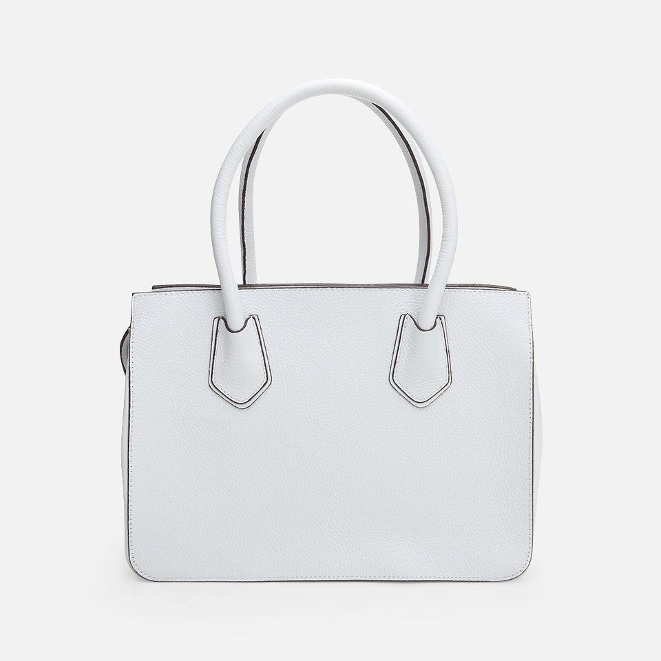 Genuine Leather White Women's Bag