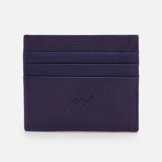Genuine Leather Purple Men's Wallet