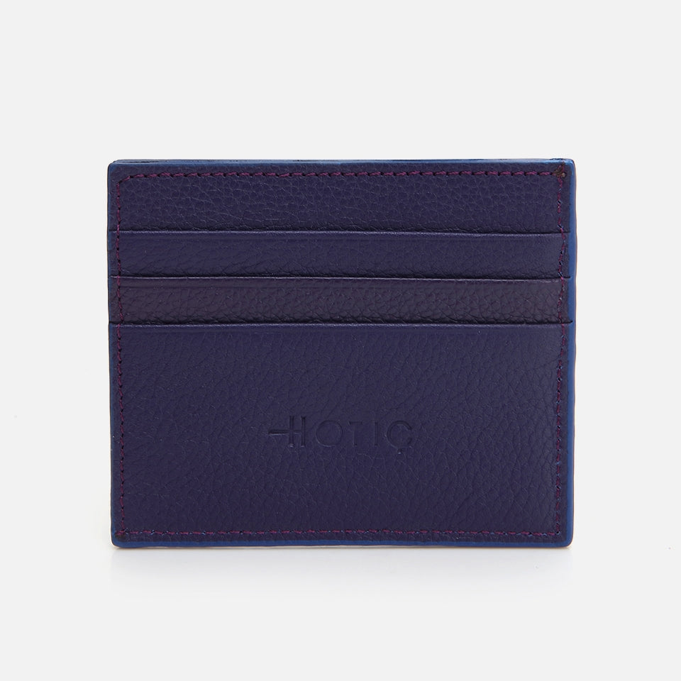 Genuine Leather Purple Men's Wallet