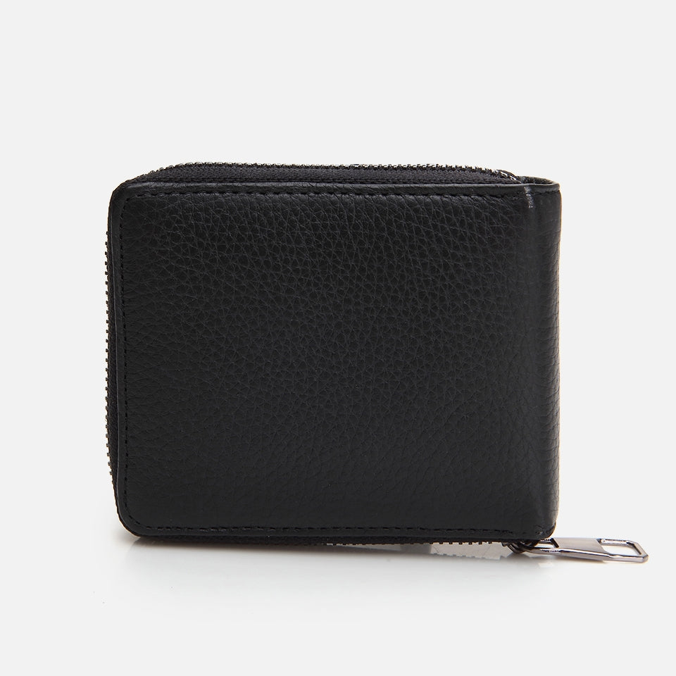 Genuine Leather Black Men's Wallet