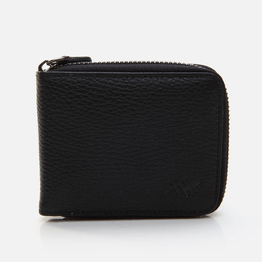 Genuine Leather Black Men's Wallet