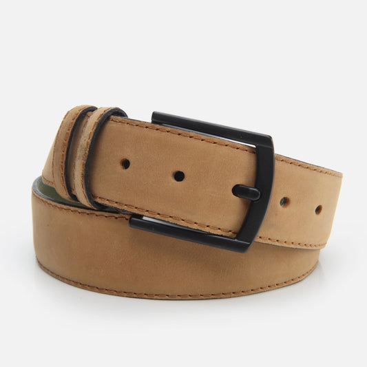 Genuine Leather Camel Men's Belt