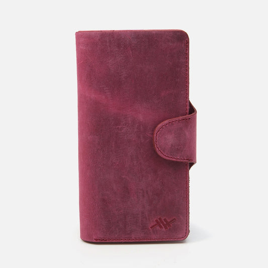 Genuine Leather Burgundy Women's Wallet