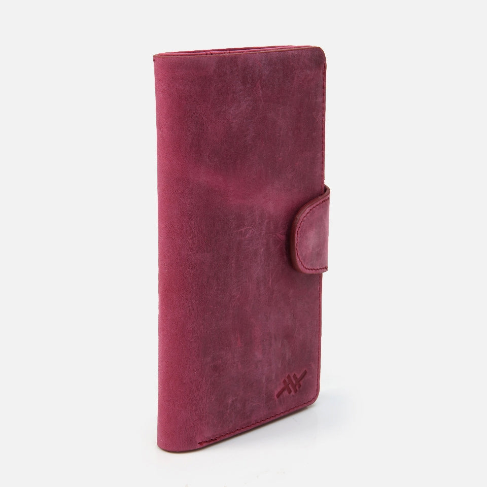 Genuine Leather Burgundy Women's Wallet