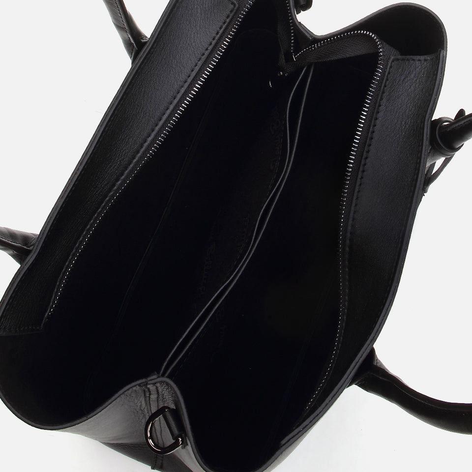 Genuine Leather Black Women's Bag