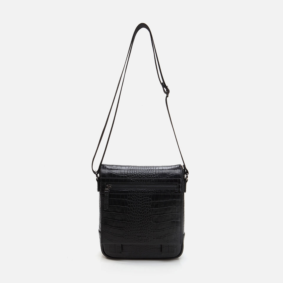 Genuine Leather Black Men's Bag
