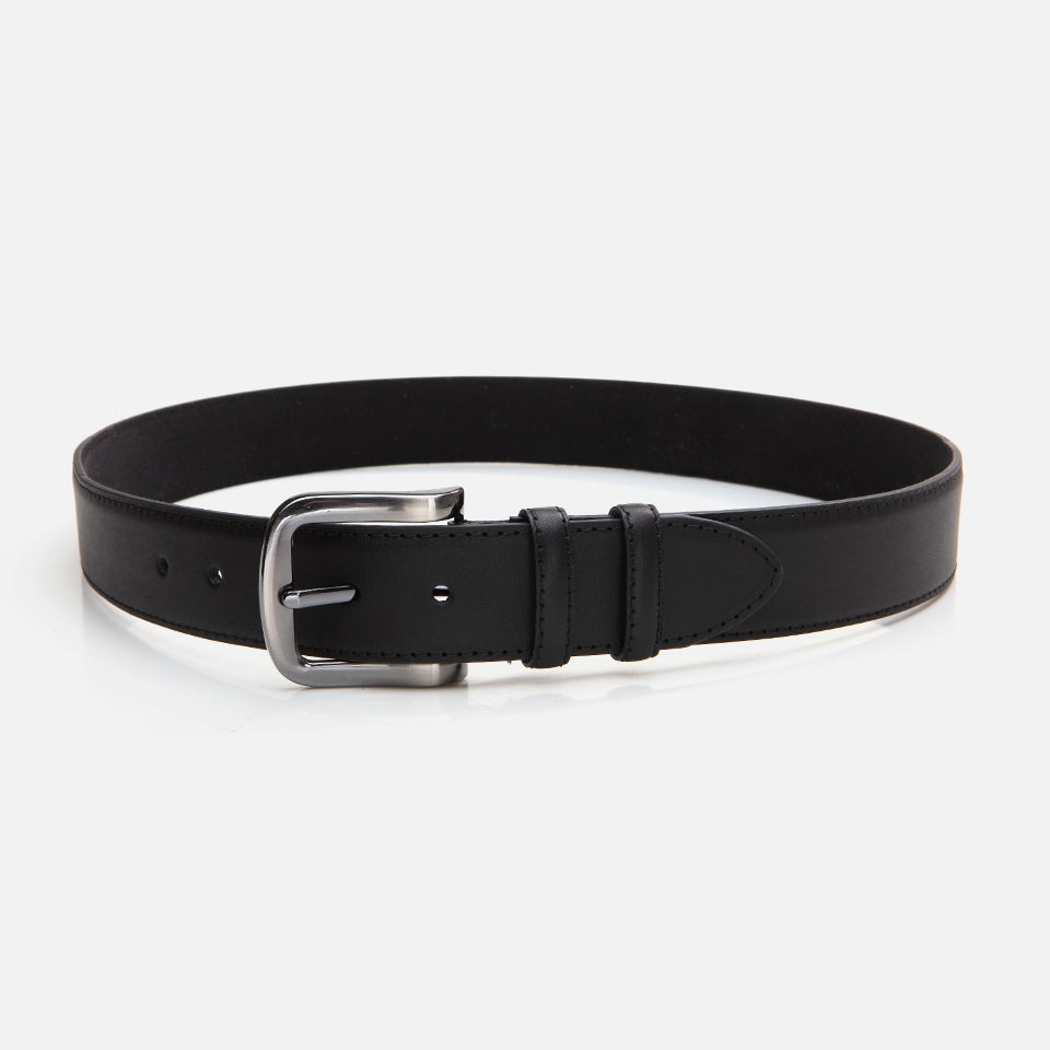 Genuine Leather Black Men's Belt