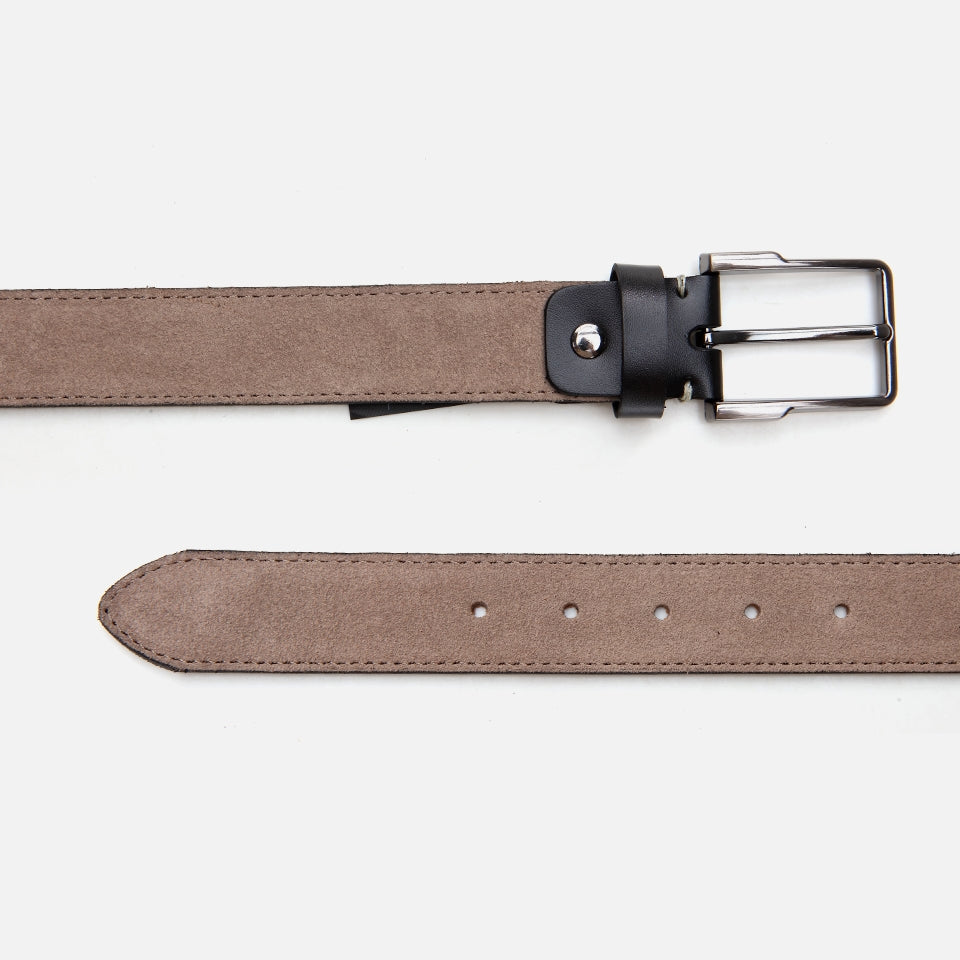 Genuine Leather Sand Beige Men's Belt