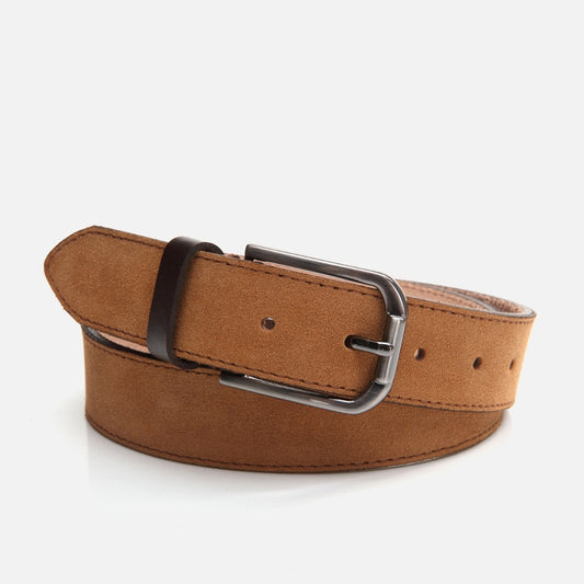 Genuine Leather Tobacco Men's Belt