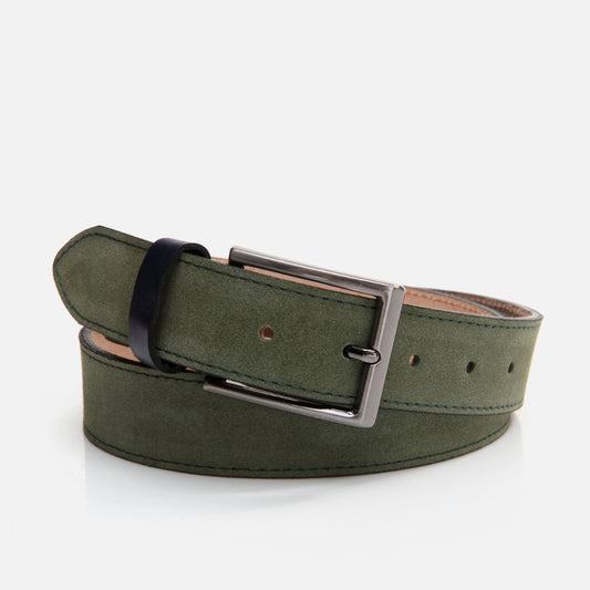 Genuine Leather Khaki Men's Belt