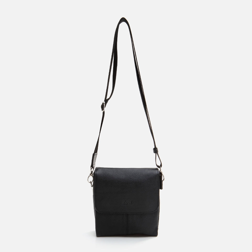 Genuine Leather Black Men's Bag