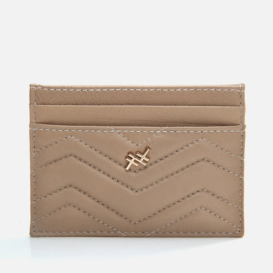 Genuine Leather Beige Women's Wallet