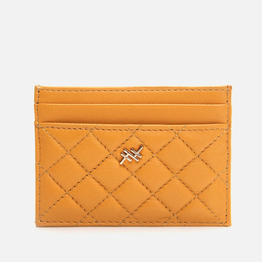 Genuine Leather Yellow Women's Wallet