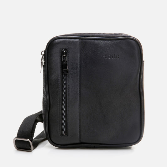 Genuine Leather Black Men's Bag