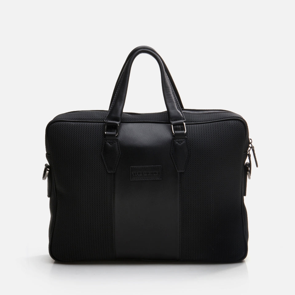 Genuine Leather Black Men's Bag