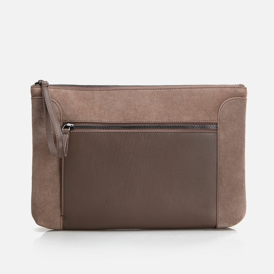 Genuine Leather Brown Men's Bag x Danilo Zanna