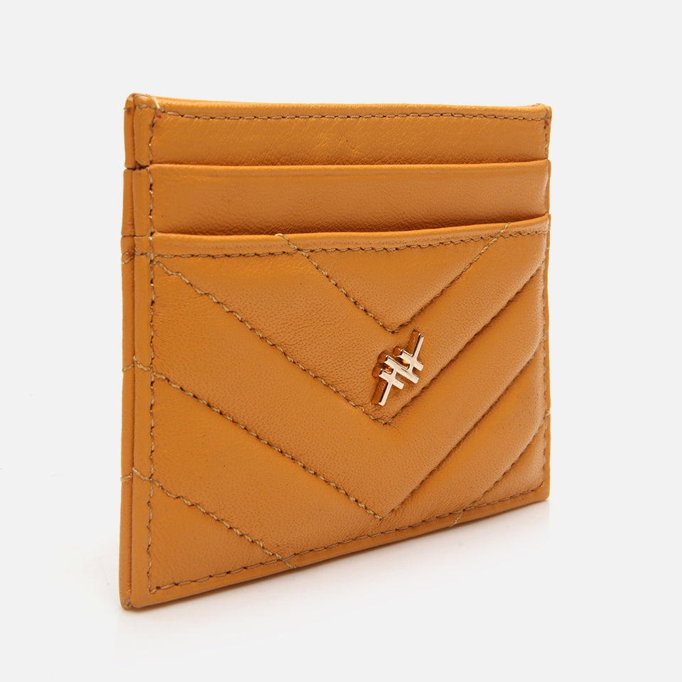 Genuine Leather Yellow Women's Wallet