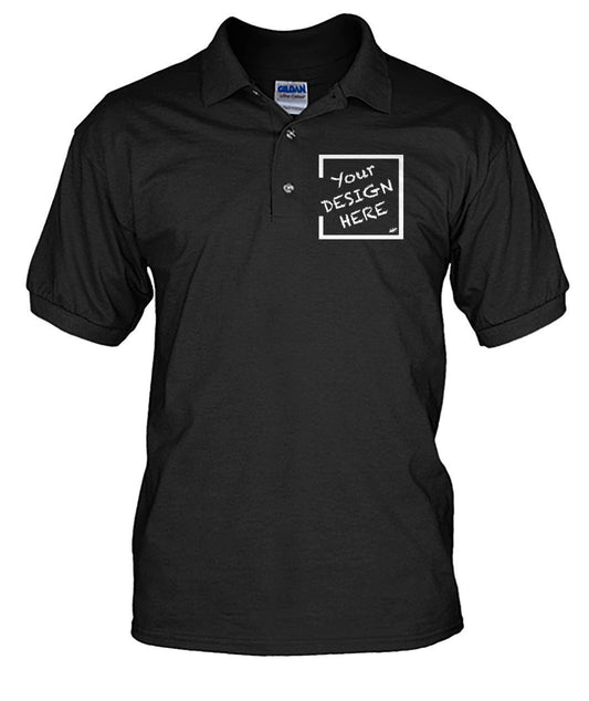 Aidoo Men's Polo-Short Sleeves-Nike-Adidas-Supreme-Champion-Jordan-Louis Vuitton-shirt personalised-custom hoodie-personalised hoodie-Aidoo-Black-S-Men's Polo-Aidoo : On-Demand Print