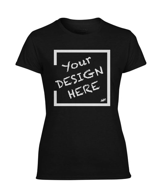 Aidoo Women's Performance Tee-Ladies Tees-Nike-Adidas-Supreme-Champion-Jordan-Louis Vuitton-shirt personalised-custom hoodie-personalised hoodie-Aidoo-Black-S-Aidoo : On-Demand Print