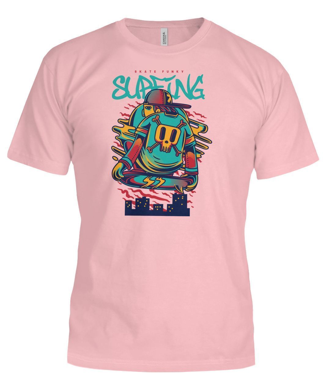 Surfing Bella Canvas Tee