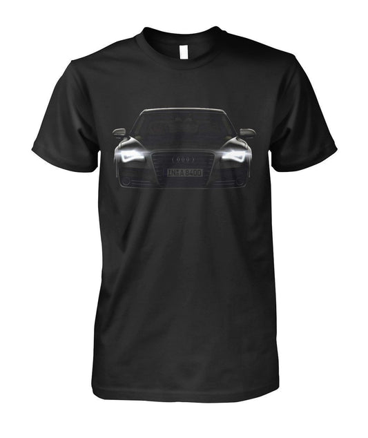 Audi A8 Unisex Cotton T Shirt-Short Sleeves-Elessi UK