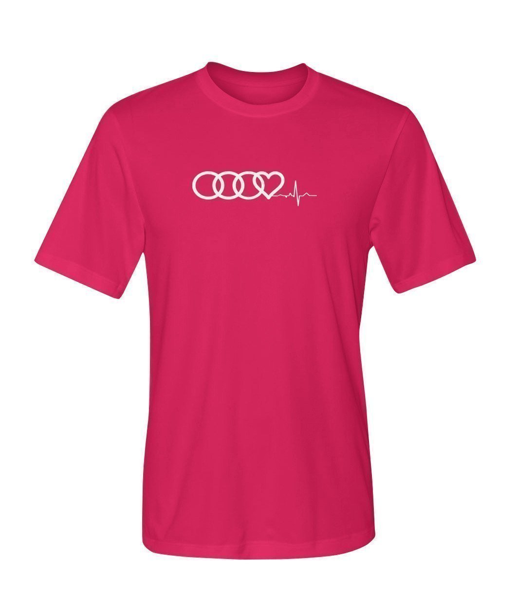 Audi Heart Beat Dry Sport T SHIRT-Short Sleeves-Elessi UK