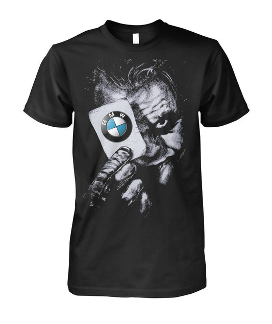 BMW JOKER Unisex Cotton T SHIRT-Short Sleeves-Elessi UK