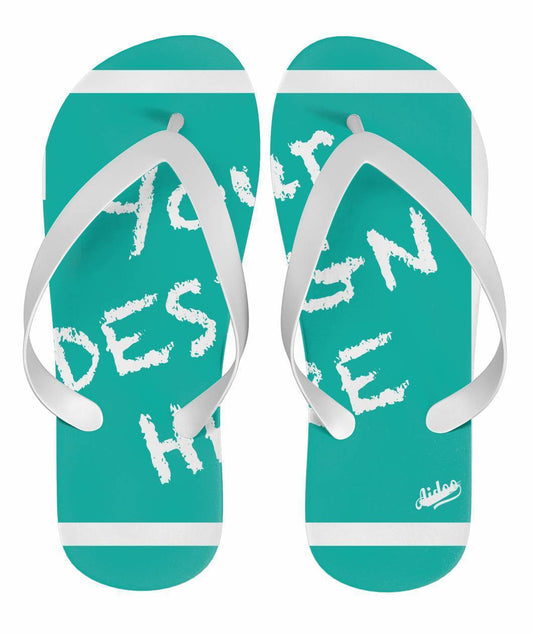 Aidoo Flip Flops-Footwear-Nike-Adidas-Supreme-Champion-Jordan-Louis Vuitton-shirt personalised-custom hoodie-personalised hoodie-Aidoo-S-Flip Flops White-Aidoo : On-Demand Print