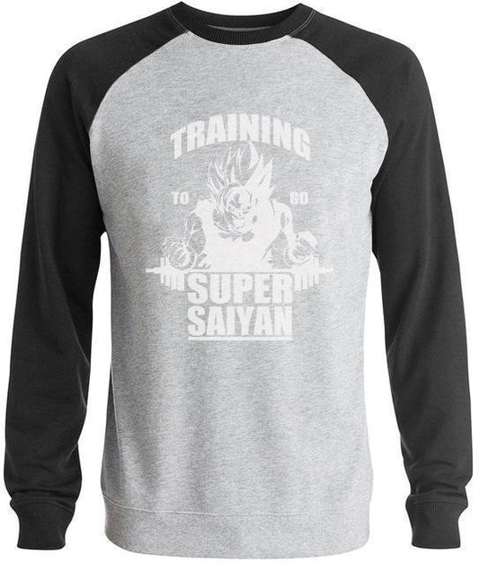Dragon Ball Super Raglan saiyan Hoodie-pullover-Elessi UK