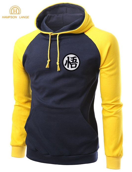 Dragon Ball Z Goku Raglan Logo Hoodie-pullover-Elessi UK