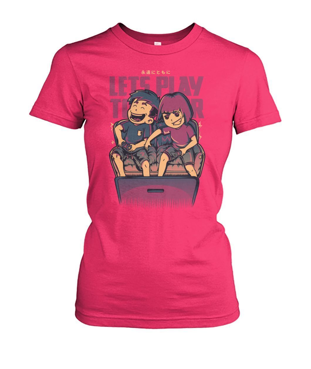 Lets Play Together Women's Crew Tee
