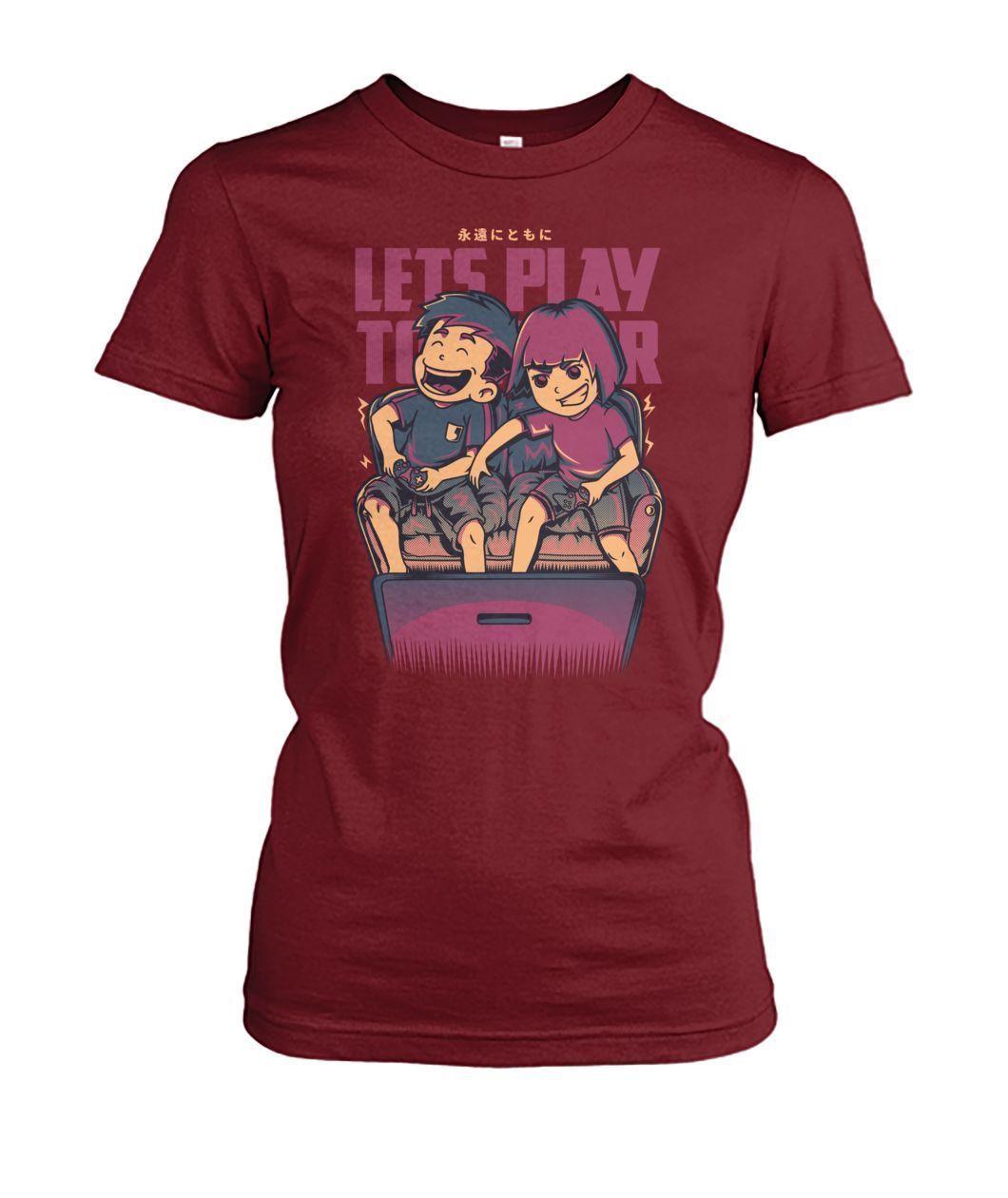 Lets Play Together Women's Crew Tee