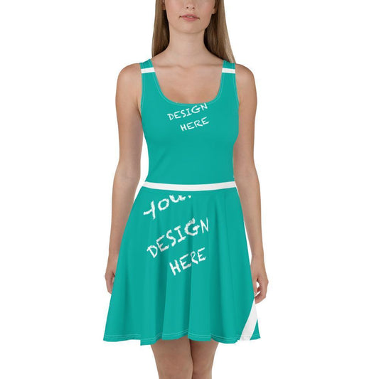 Aidoo Women's Skater Dress-Nike-Adidas-Supreme-Champion-Jordan-Louis Vuitton-shirt personalised-custom hoodie-personalised hoodie-Aidoo-XS-Aidoo : On-Demand Print