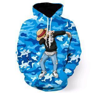 One Piece Naruto Dup dance hoodie-pullover-Elessi UK