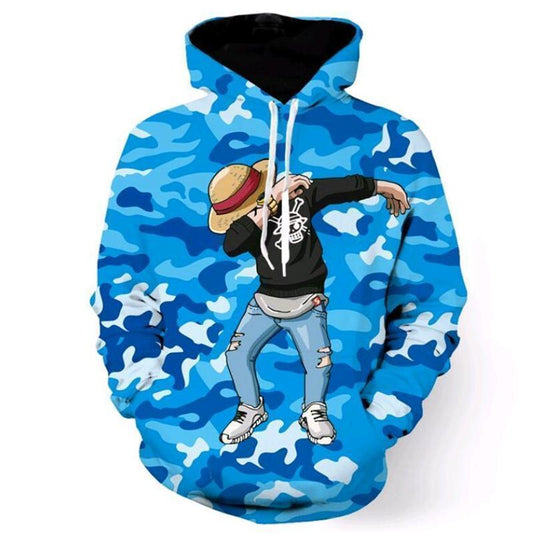 One Piece Naruto Dup dance hoodie-pullover-Elessi UK