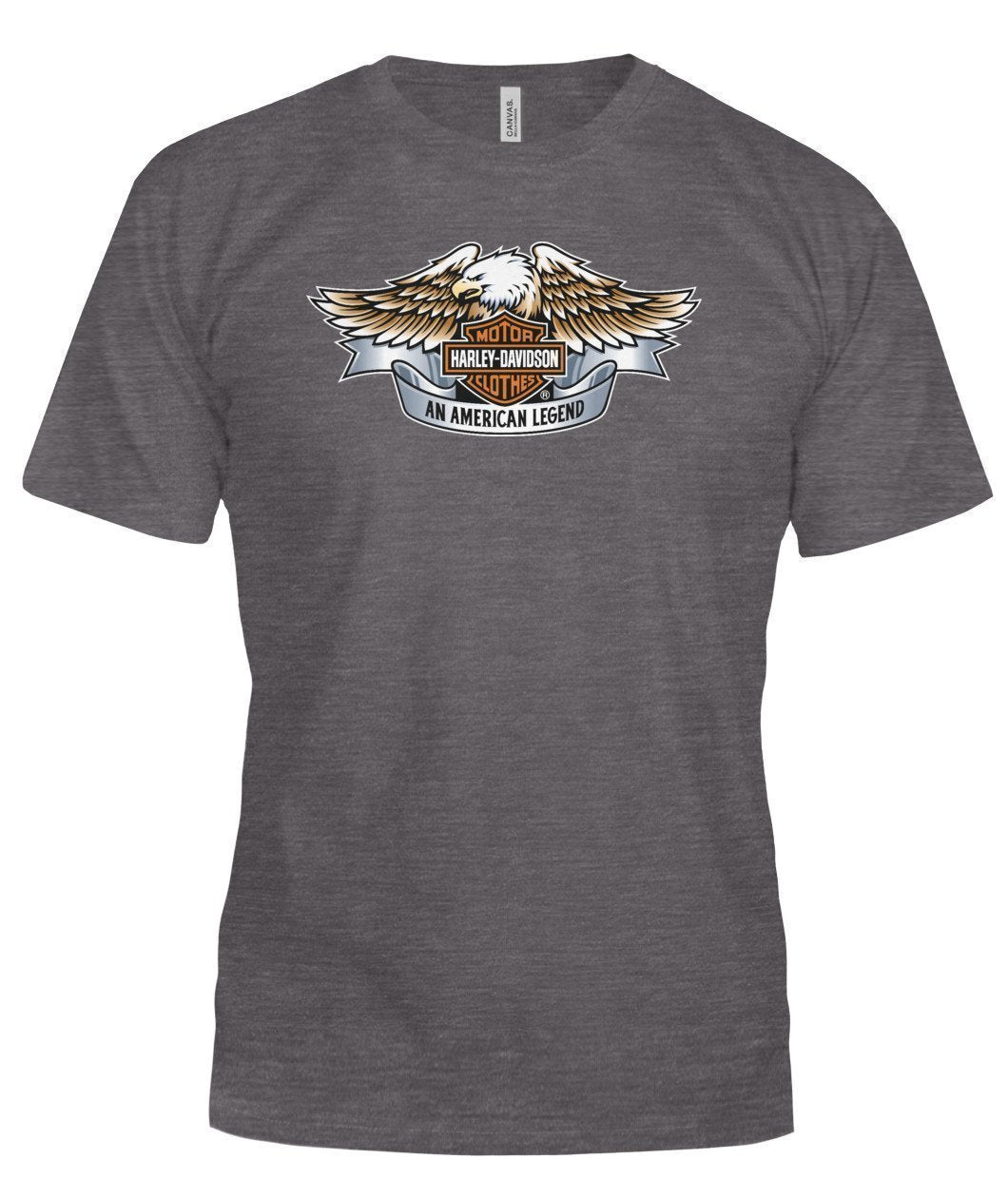 T Shirt Harley Davidson Bella Canvas Tee-Short Sleeves-Elessi UK