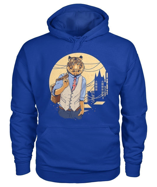 Tiger Gildan Hoodie-Hoodies-Elessi UK