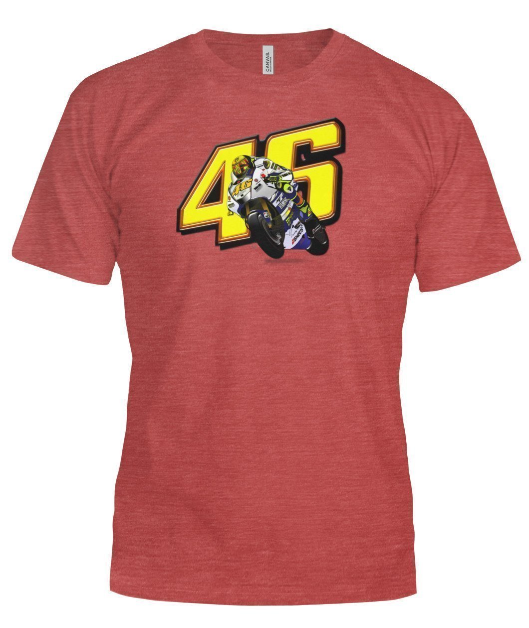 vr46 Valentino Ross Yamaha Bella Canvas Tee-Short Sleeves-Elessi UK