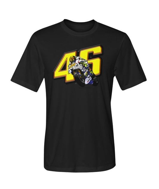 vr46 Valentino Ross Yamaha Dry Sport Tee-Short Sleeves-Elessi UK